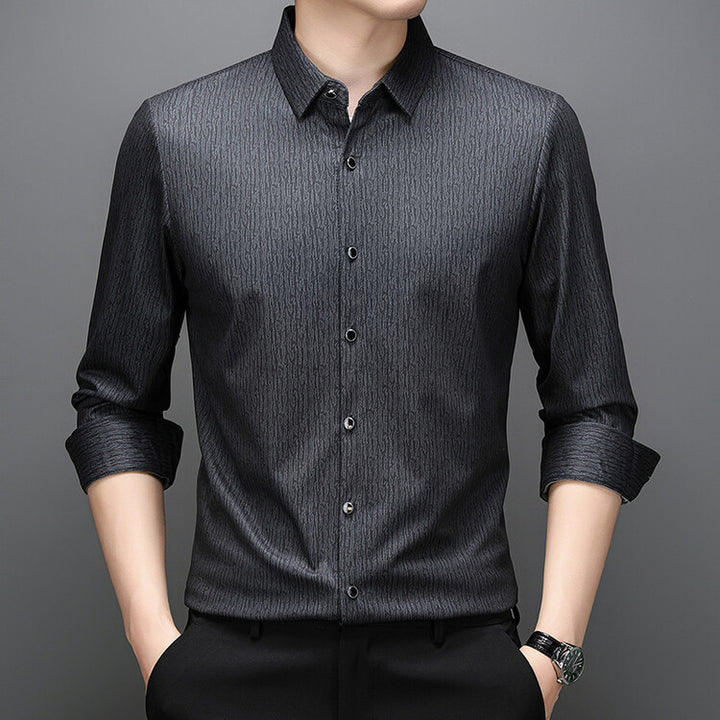 Herren Hemd mit feinem Strukturdesign Aliams