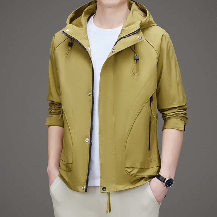 Herren Sportliche Übergangsjacke mit praktischem Kapuzendesign Aliams
