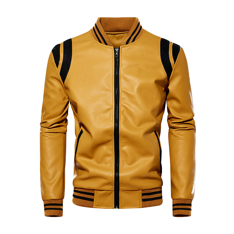 Herren sportliche Bomberjacke mit strukturiertem Design und seitlichen Eingrifftaschen Aliams