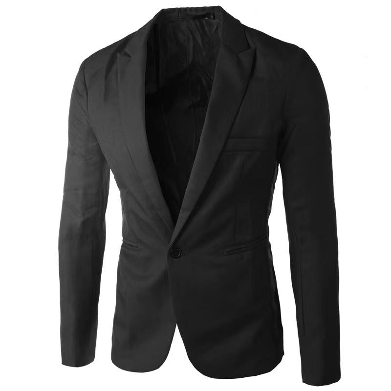 Herren eleganter Anzugblazer mit modernem Schnitt und feiner Textur Aliams