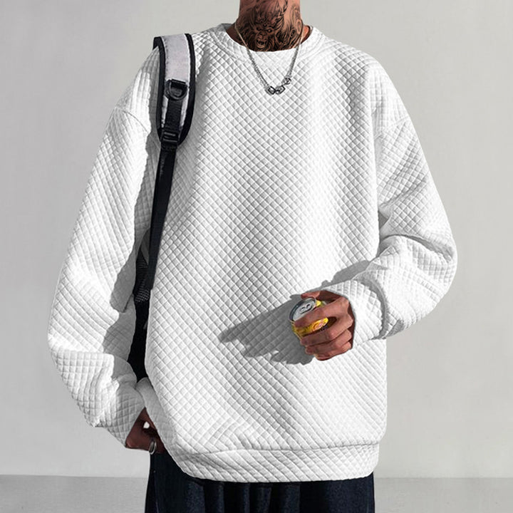 Herren Urbaner Sweatshirt mit strukturiertem Design und lässiger Passform Aliams