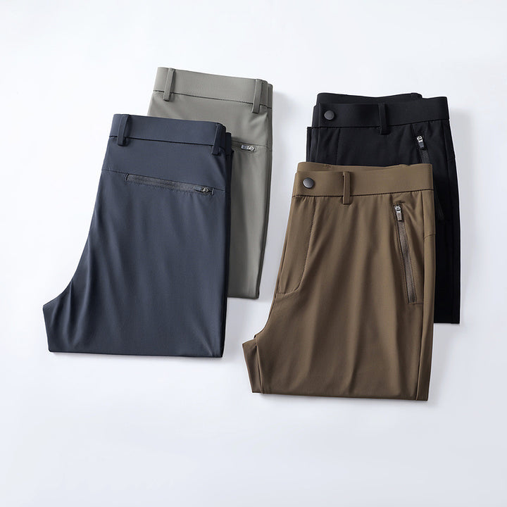 Herren Funktionshose mit seitlichen Taschen und elastischem Bund Aliams