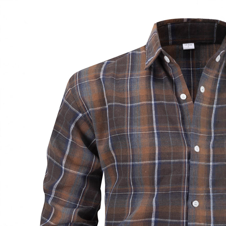 Herren kariertes Hemd Aliams