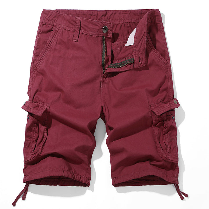 Herren Cargo-Shorts mit praktischen Taschen und verstellbarem Kordelzug Aliams