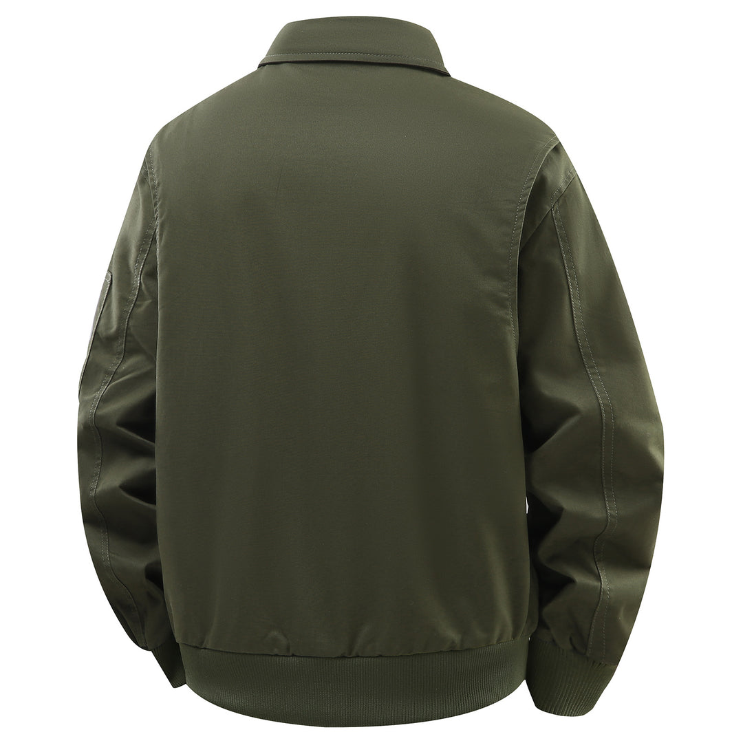 Herren Utility-Jacke mit praktischen Taschen und strapazierfähigem Material Aliams