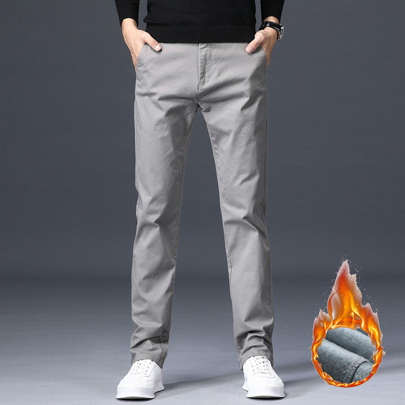 Herren elegante Chino-Hose mit lässigem Schnitt Aliams