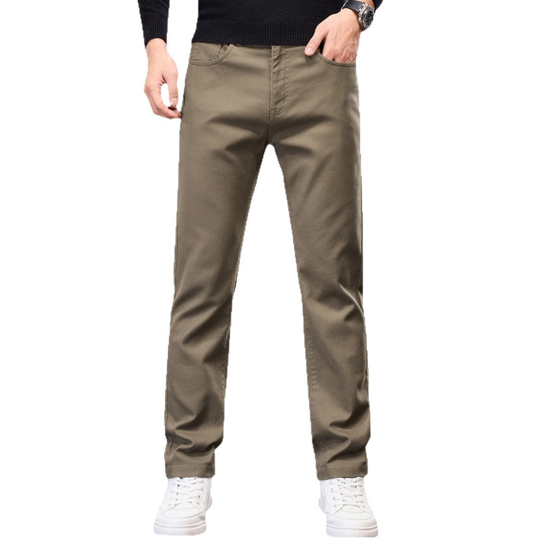 Herren Casual Chino-Hose mit elastischem Bund und modernen Details Aliams