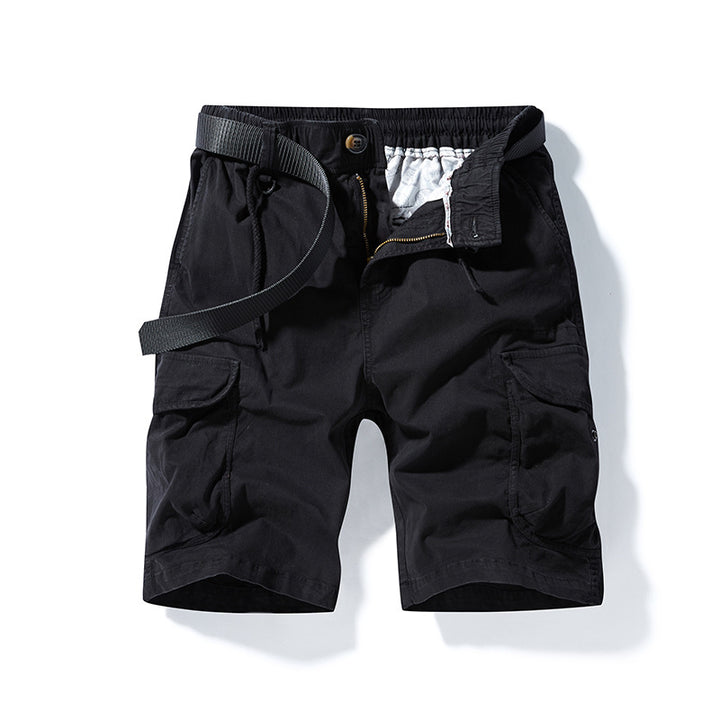 Herren Cargoshorts mit elastischem Bund und praktischen Taschen Aliams