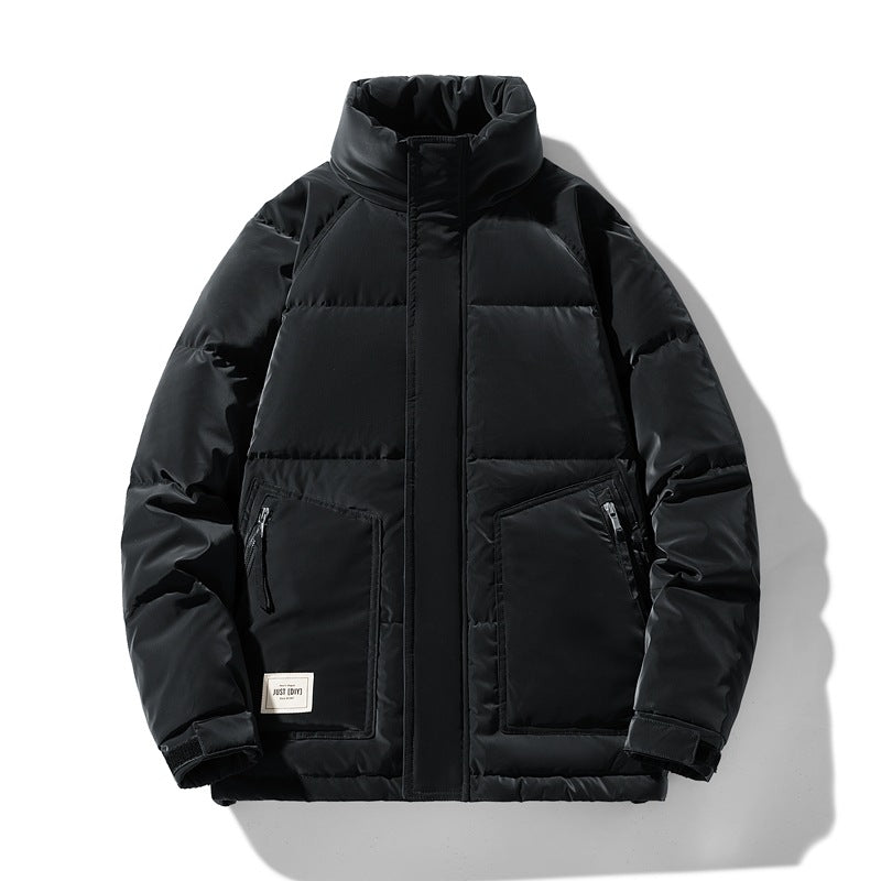 Herren isolierte Pufferjacke mit höherem Kragen Aliams