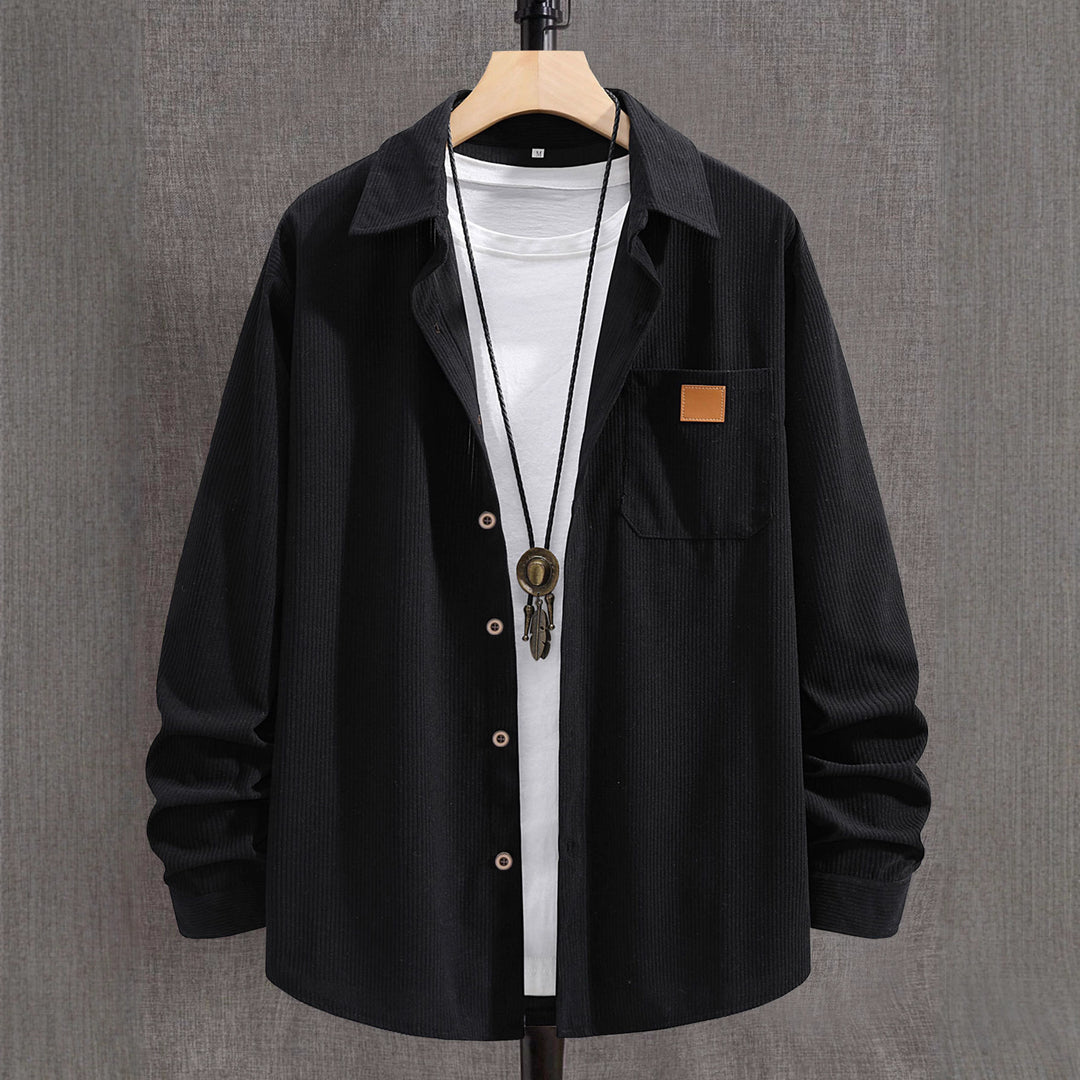 Herren Cordhemd mit modischem Replay-Stil Aliams