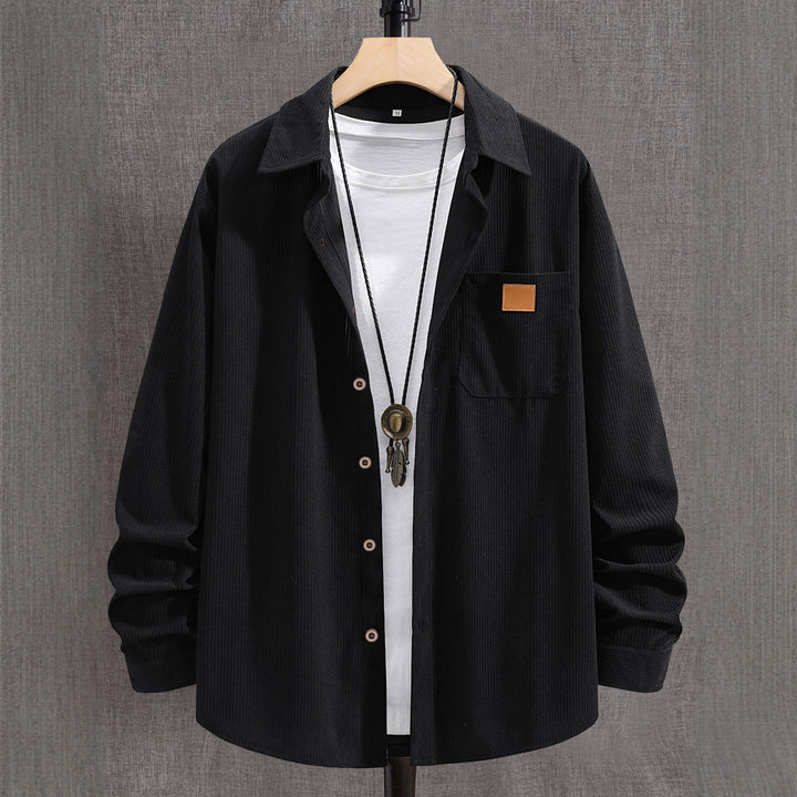 Herren Cordhemd mit modischem Replay-Stil Aliams