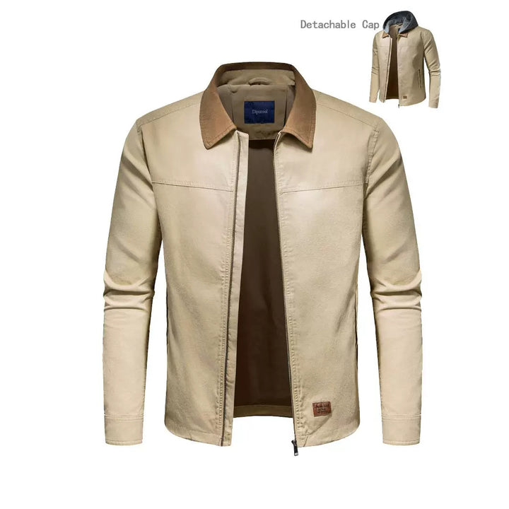 Herren Utility-Jacke mit abnehmbarem Hoodie Aliams