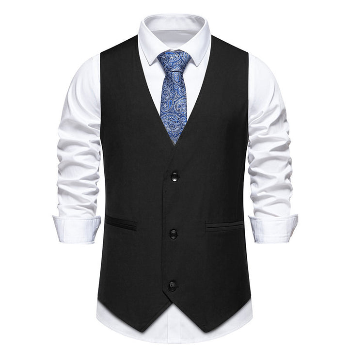 Herren elegante Anzugweste mit stilvollem Schnitt und hochwertigen Details Aliams