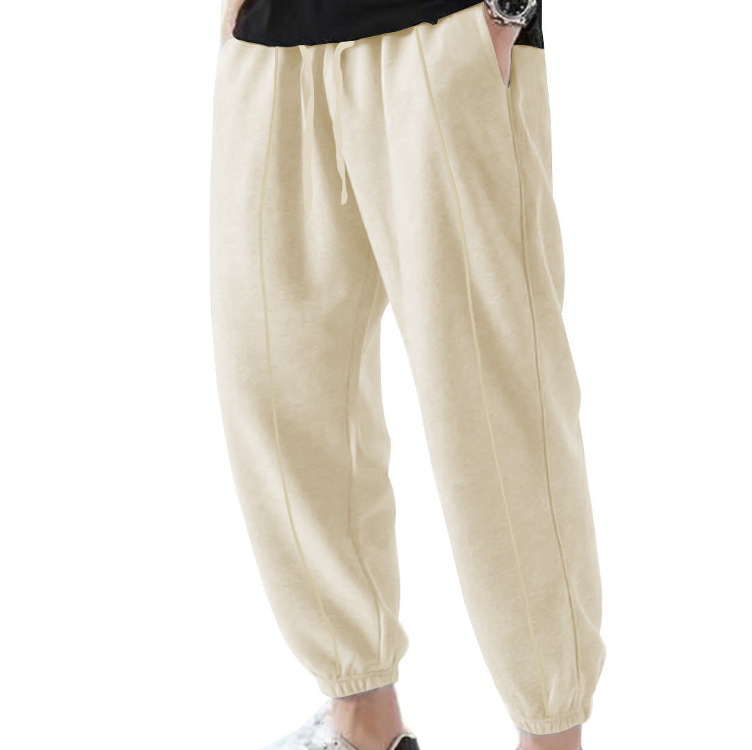 Herren Jogginghose aus atmungsaktivem Material mit verstellbarem Bund Aliams