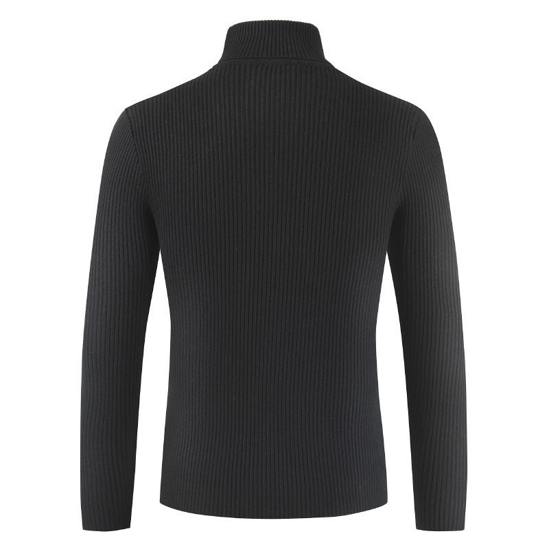 Damen Rollkragenpullover aus gehäkeltem Strick Aliams
