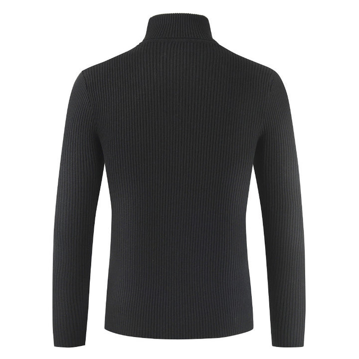Damen Rollkragenpullover aus gehäkeltem Strick Aliams