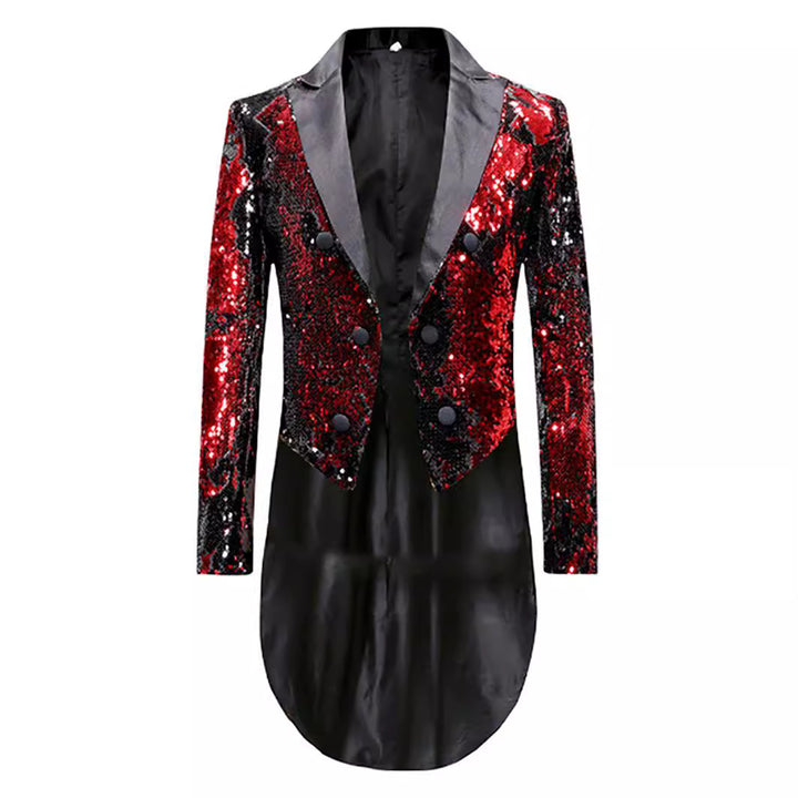 Herren elegante Pailletten-Sakko mit modernem Schnitt Aliams
