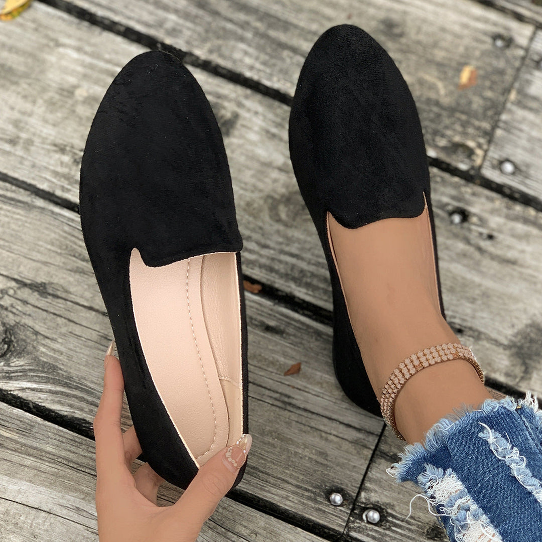 Damen Bequeme Slipper Im Eleganten Design mit Weicher Oberflächenstruktur Aliams