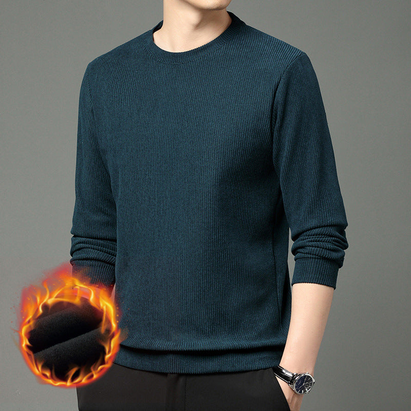 Herren komfortabler und stilvoller Rundhalspullover aus wärmendem Material Aliams