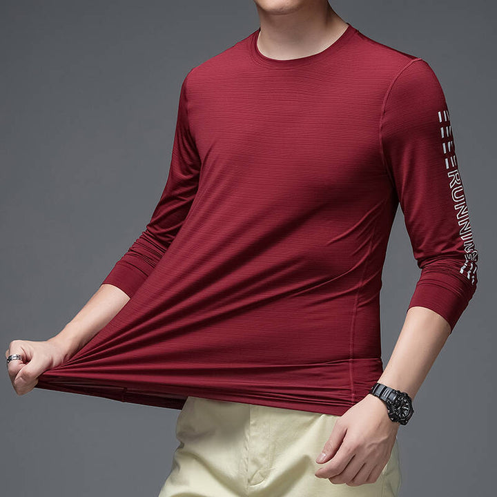 Herren Sportliches Funktionsshirt mit innovativer Textur Aliams