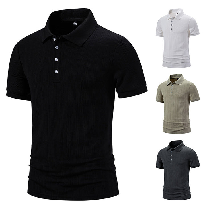 Herren Poloshirt mit strukturiertem Design und hochwertiger Baumwollmischung Aliams