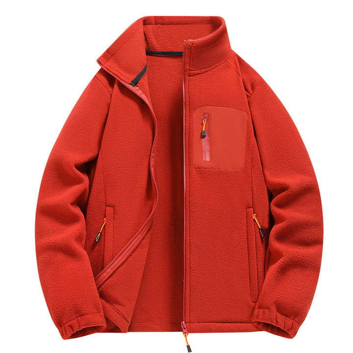 Herren Fleecejacke mit praktischen Reißverschlusstaschen Aliams