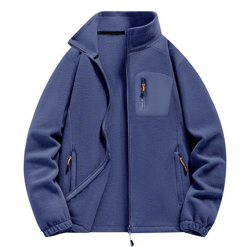 Herren Fleecejacke mit praktischen Reißverschlusstaschen Aliams