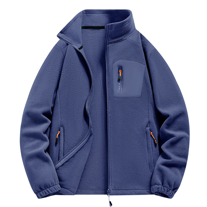 Herren Fleecejacke mit praktischen Reißverschlusstaschen Aliams