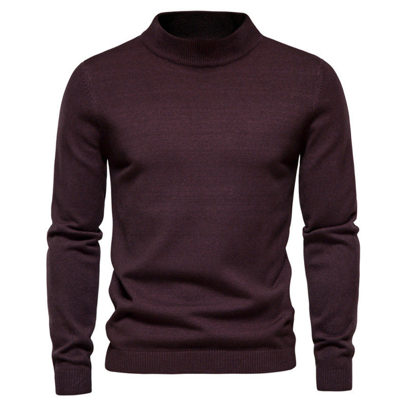 Herren Strickpullover mit hohen Kragen Aliams