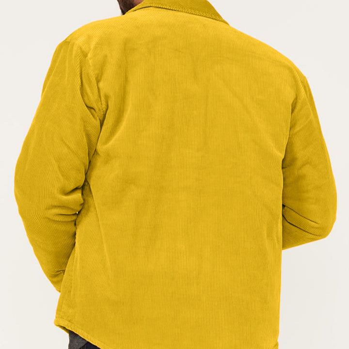 Herren Cordjacke mit utilitaristischen Details Aliams