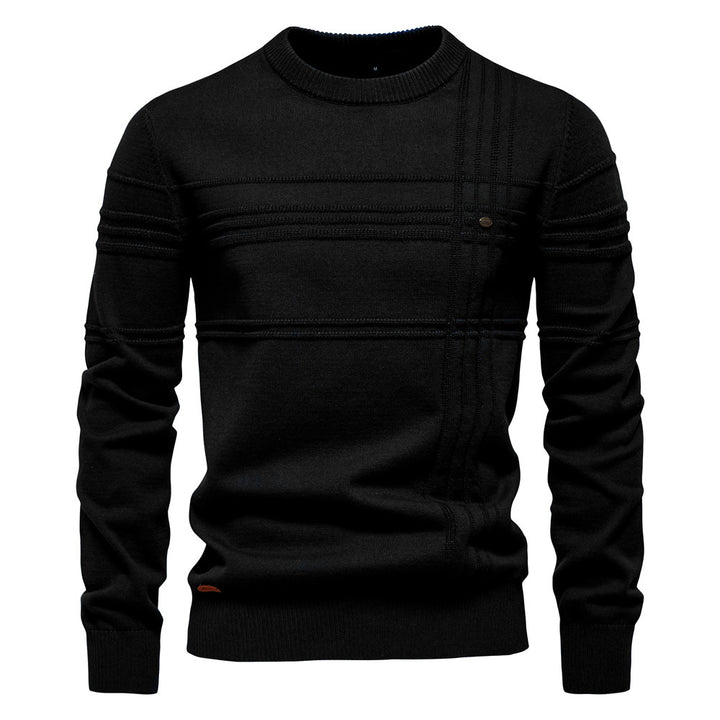 Herren Strickpullover mit modernem Strukturdesign und Komfortpassform Aliams