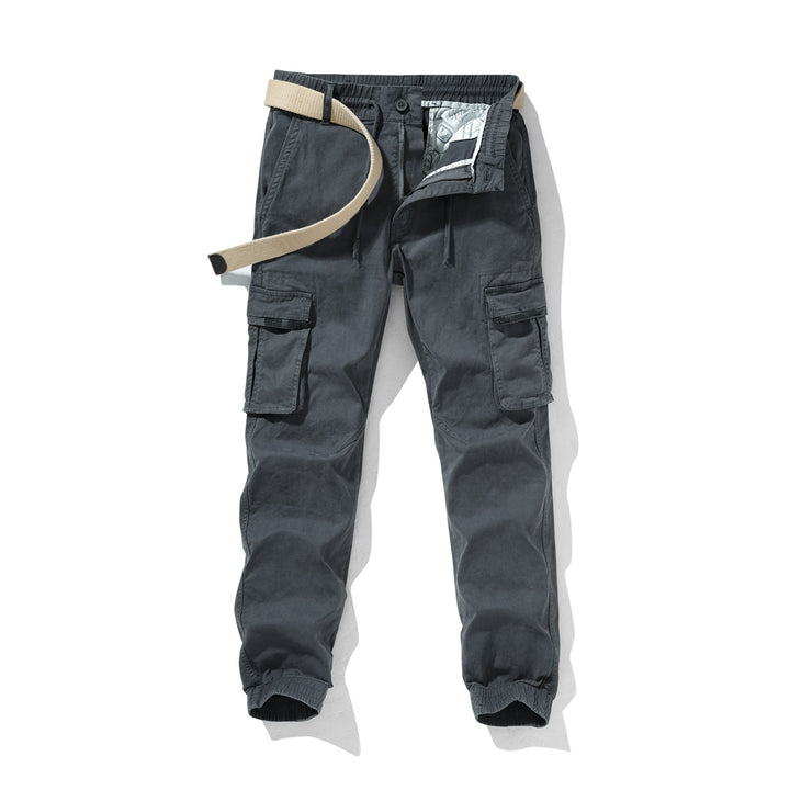 Herren Cargo-Hose mit elastischem Bund und praktischen Reißverschlusstaschen Aliams
