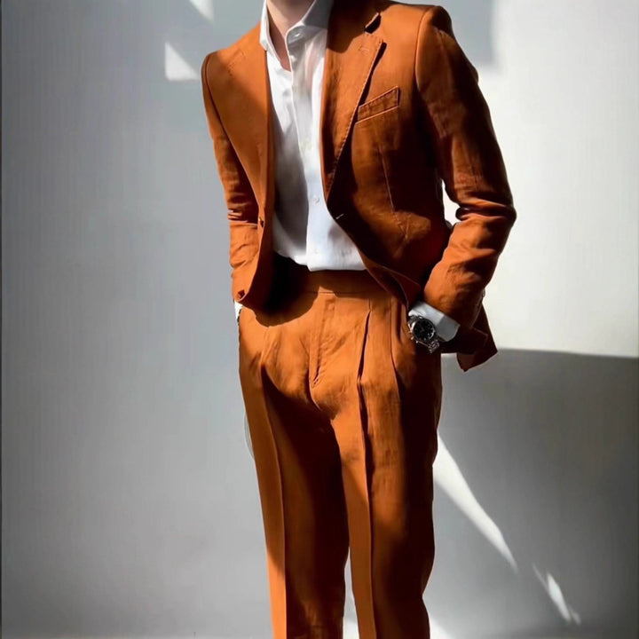 Herren eleganter Anzug im modernen Schnitt Aliams