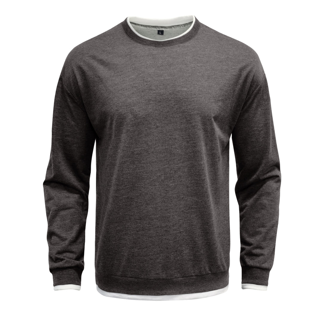 Herren Komfortabler Langarm-Sweater Aliams