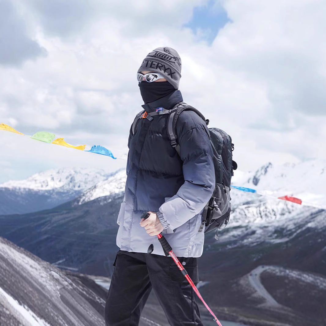 Herren Isolierte Outdoor-Steppjacke mit hohem Kragen und praktischem Reißverschluss Aliams
