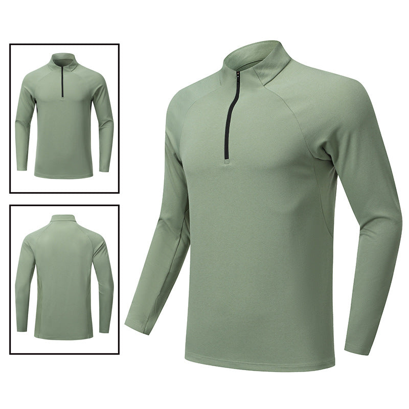 Herren Funktionslangarmshirt mit Reißverschluss Aliams