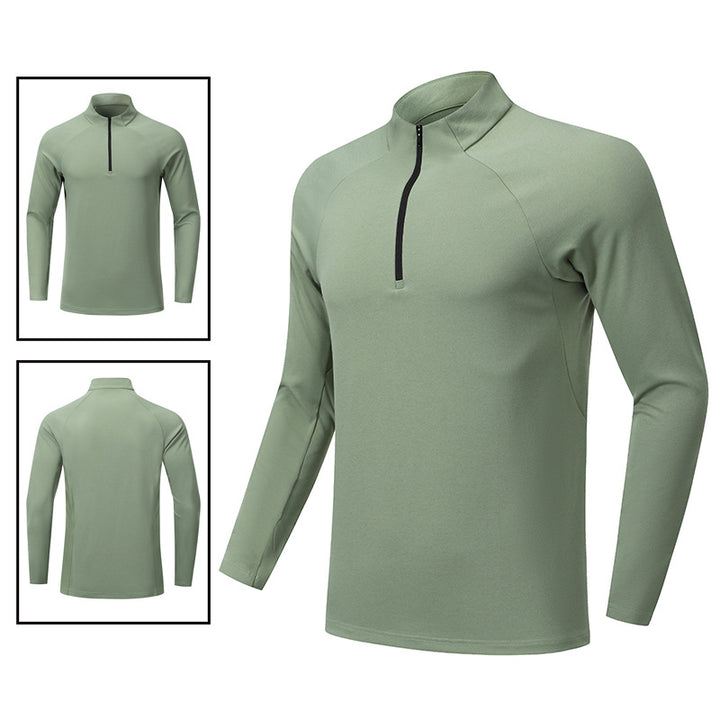 Herren Funktionslangarmshirt mit Reißverschluss Aliams