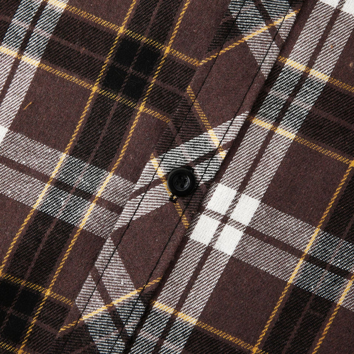 Herren Flanellhemd mit modernem Karomuster und bequemer Passform Aliams