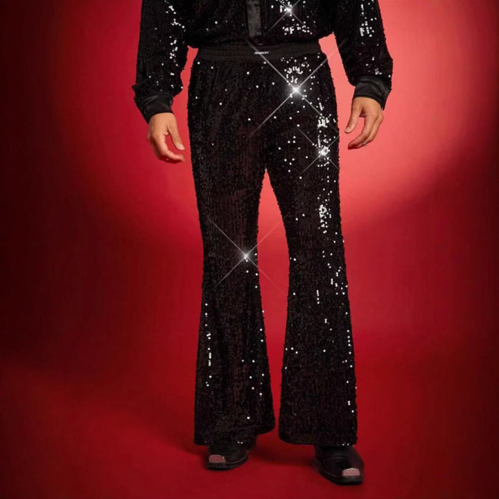 Herren Funkelnde Pailletten-Hose Aliams
