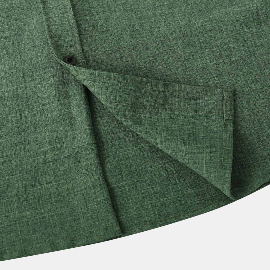 Herren Kurzarmhemd aus atmungsaktivem Gewebe mit stilvollem Kragen Aliams