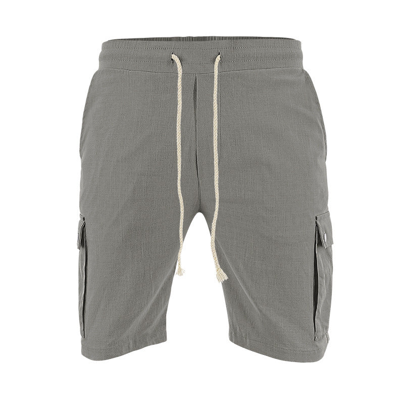 Herren Cargo-Shorts mit praktischen Seitentaschen und verstellbarem Bund Aliams