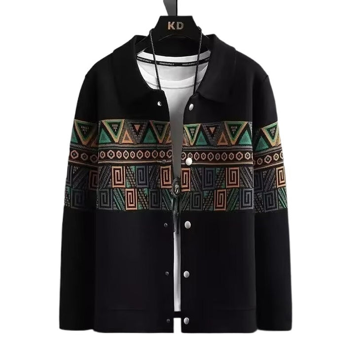 Damen Jacke mit einzigartigem geometrischem Muster Aliams