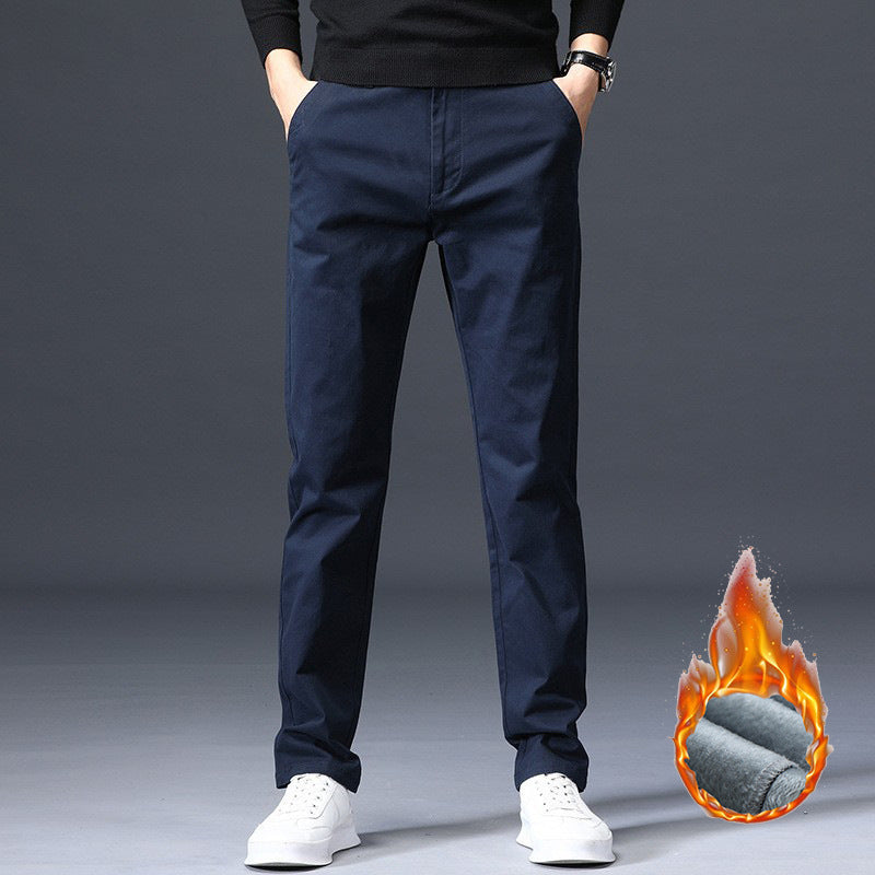 Herren elegante Chino-Hose mit lässigem Schnitt Aliams