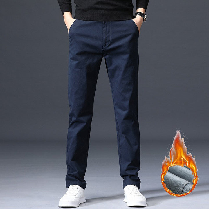 Herren elegante Chino-Hose mit lässigem Schnitt Aliams