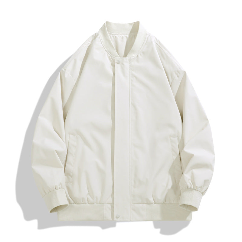 Herren sportliche Übergangsjacke mit hohem Kragen und praktischen Seitentaschen Aliams