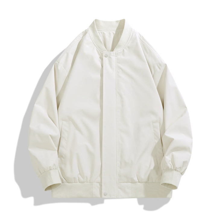 Herren sportliche Übergangsjacke mit hohem Kragen und praktischen Seitentaschen Aliams