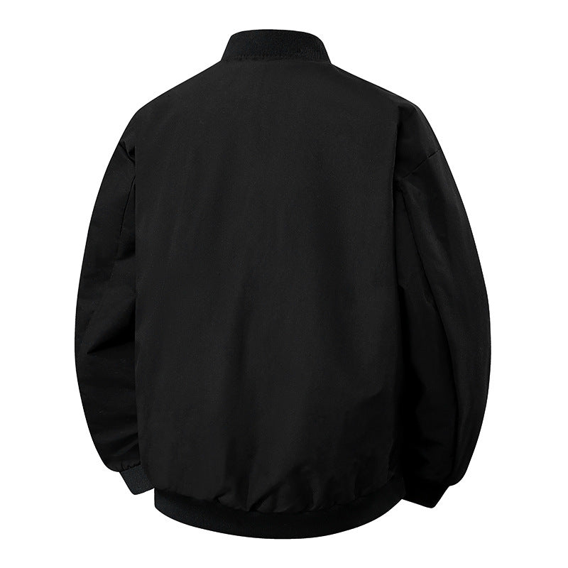 Herren stylische Bomberjacke mit unkompliziertem Schnitt und elastischen Bündchen Aliams