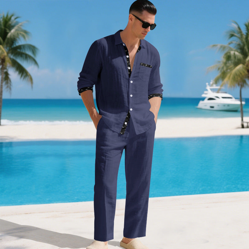 Herren elegante Sommer-Lounge-Anzug Aliams