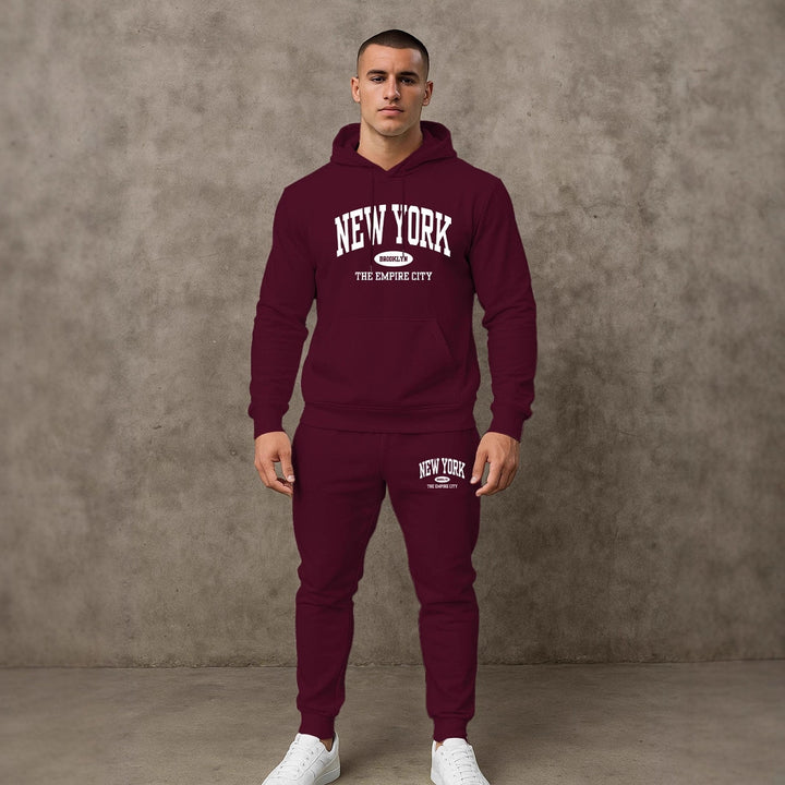 Herren Sportliches Jogginganzug Aliams