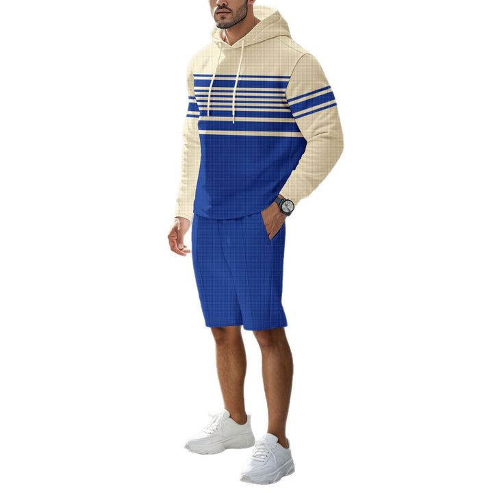 Herren Sportliches Kapuzenshirt mit strukturiertem Material und modernen Linien Aliams